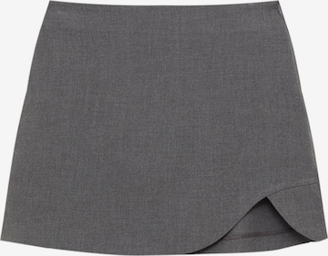 Pull&Bear Rok in Grijs: voorkant