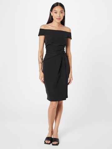 Lauren Ralph Lauren Βραδινό φόρεμα 'SARAN' σε μαύρο: μπροστά