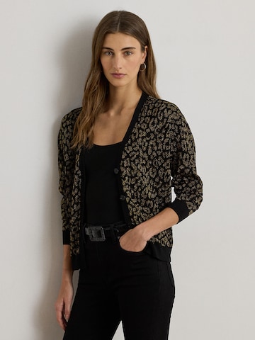 Lauren Ralph Lauren Вязаная кофта 'PARRIE' в Черный: спереди