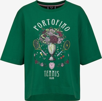 19V69 ITALIA Shirt 'Petonia Tennis' in Groen: voorkant