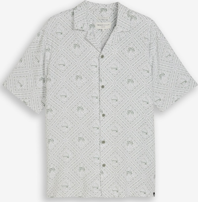 TOM TAILOR DENIM Button Up Shirt in XXL in Green / White, Item view