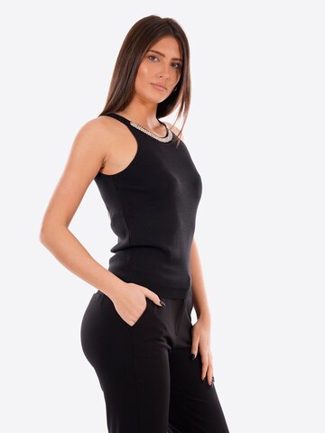 Top 'Canotta' di Yes Zee in nero