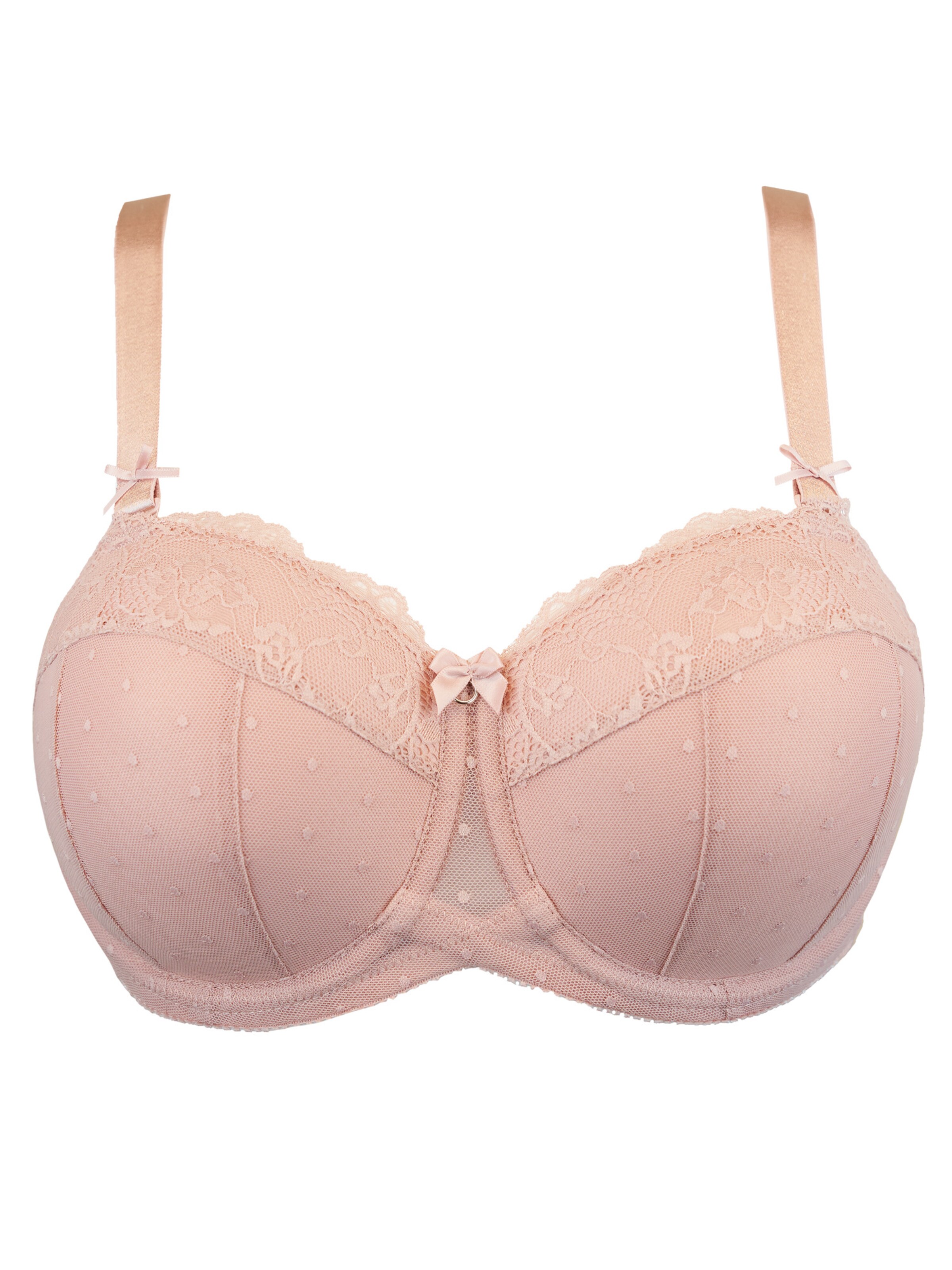 SugarShape Bandeau Bra 'Diamond' in Pink: front