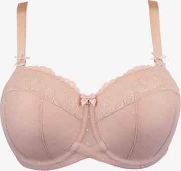 SugarShape Bandeau Bra 'Diamond' in Pink: front