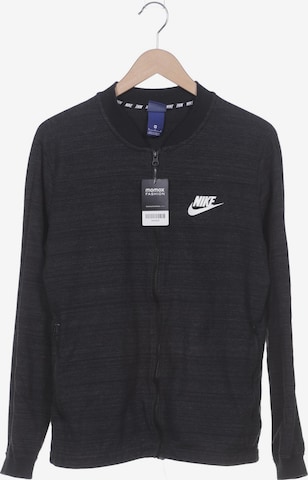 NIKE Strickjacke M in Schwarz: predná strana