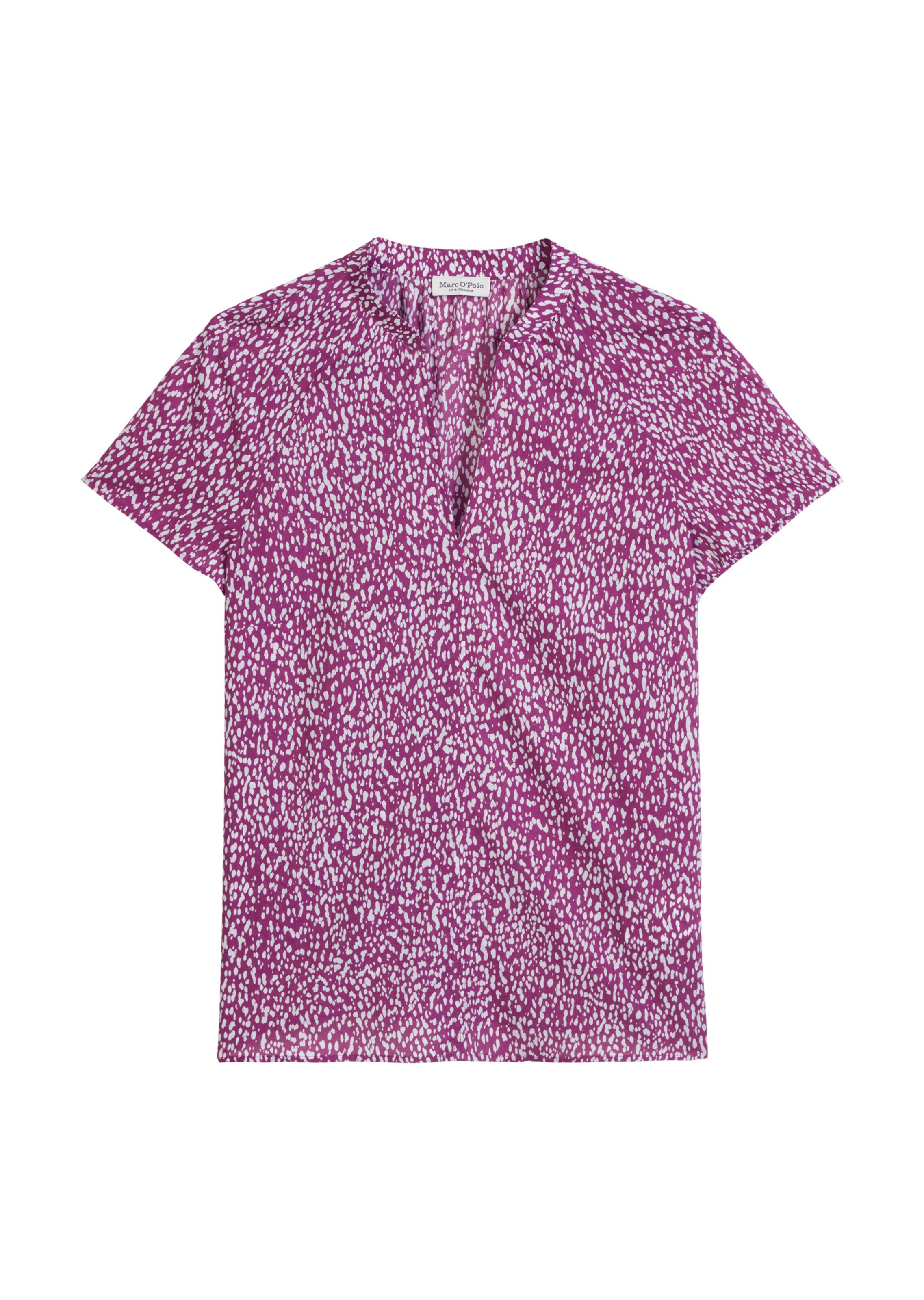 Marc O'Polo Blouse in de kleur Lila / Wit, Productweergave