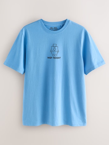 Next Lyhyt pyjama 'Grumpy' värissä sininen