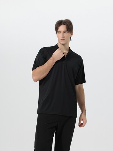 YOUTHUP Shirt 'Leibfrei' in Black