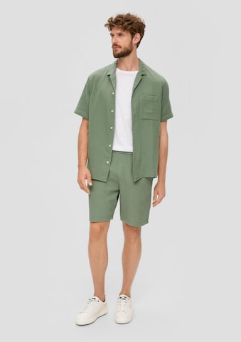 Loosefit Pantalon s.Oliver en vert