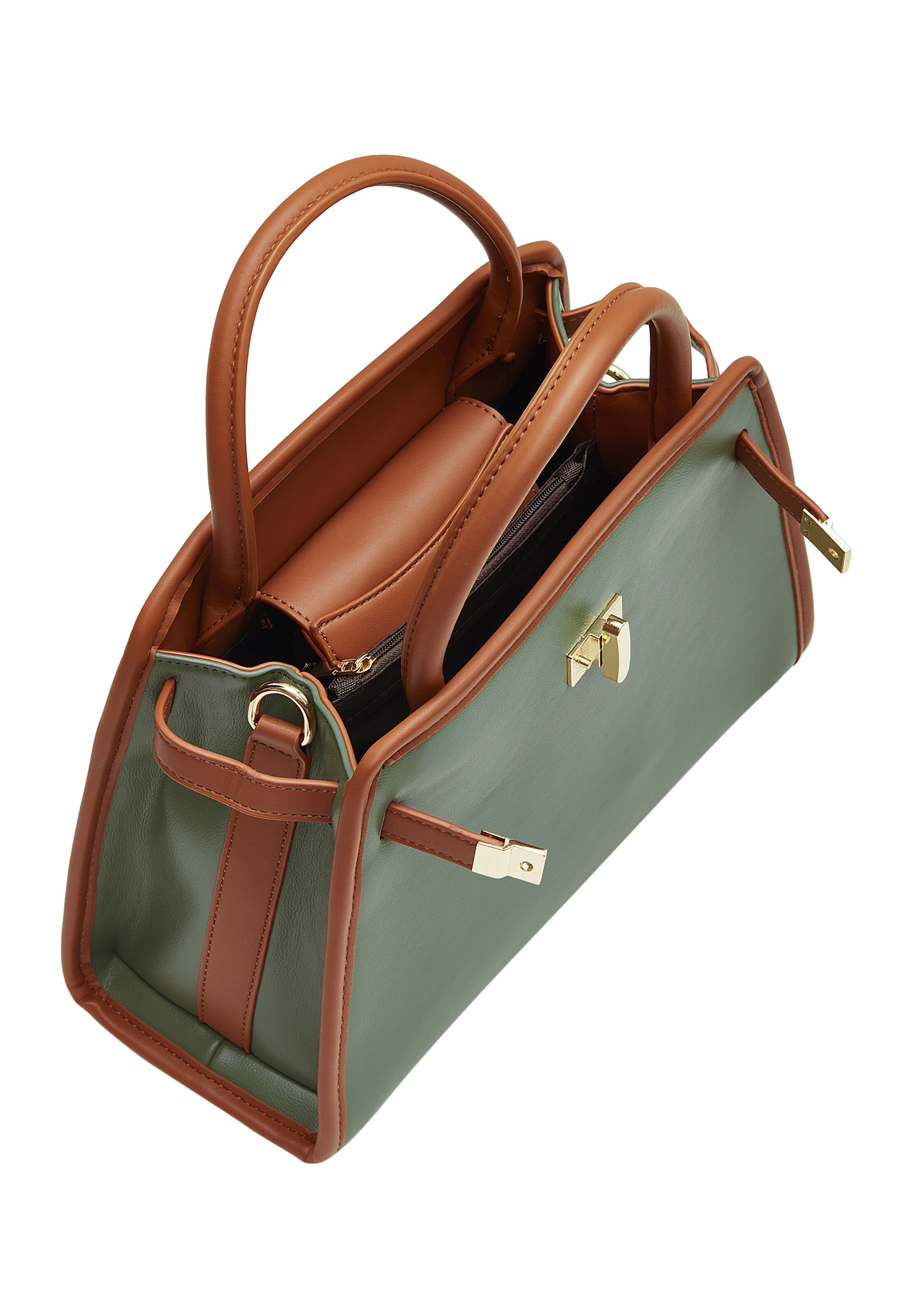 Usha Handtas in Groen