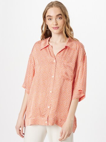Camicia da donna di AMERICAN VINTAGE in arancione: frontale