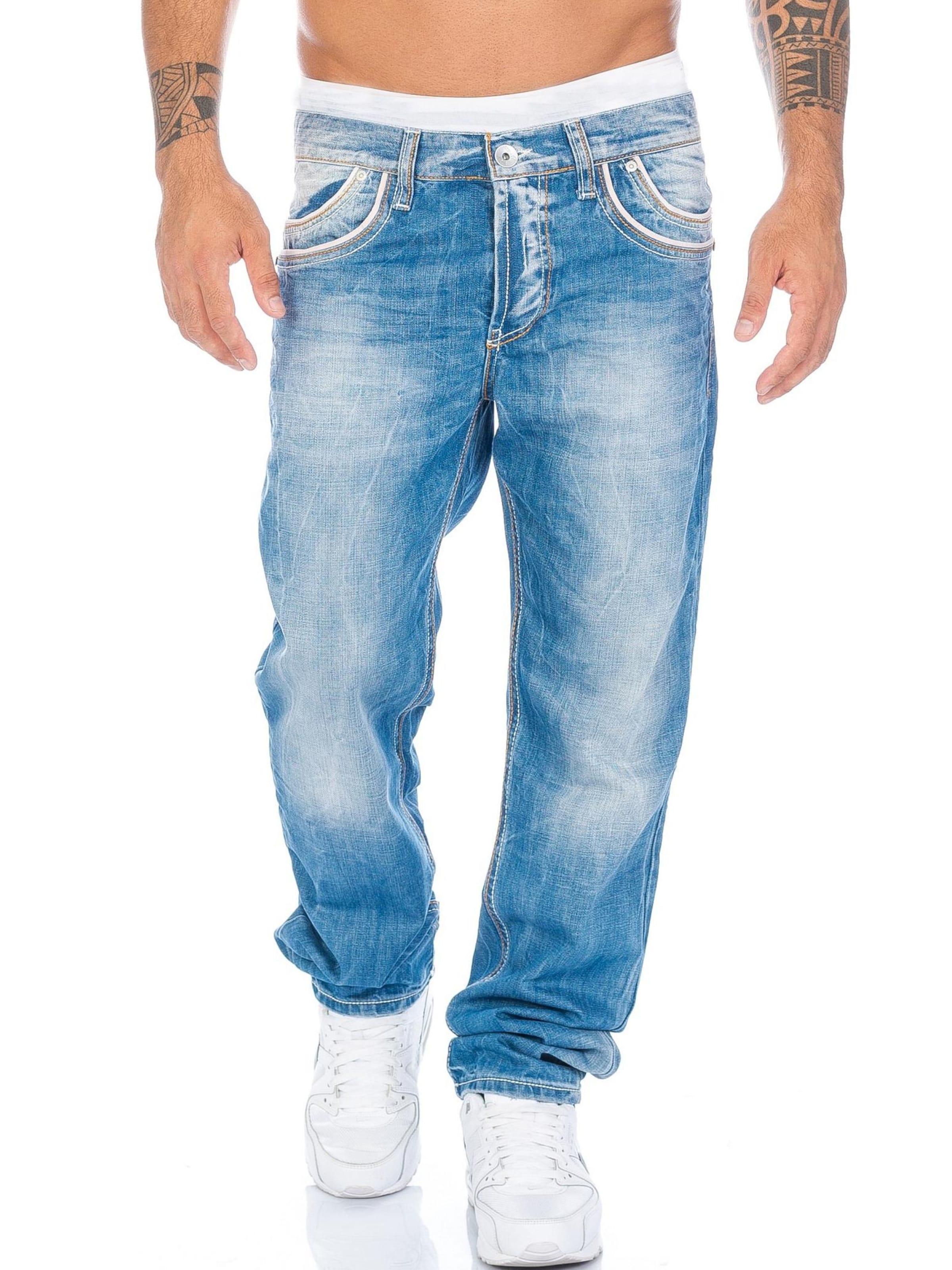 CIPO & BAXX Regular Jeans 'BJ595' in Blue: front
