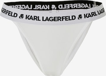 balta Karl Lagerfeld Moteriškos kelnaitės: priekis