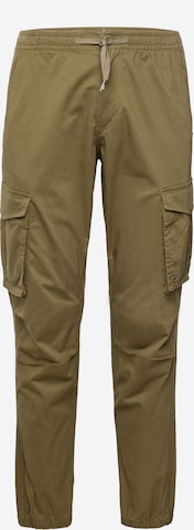 Effilé Pantalon cargo 'Kane Noah' JACK & JONES en vert : devant