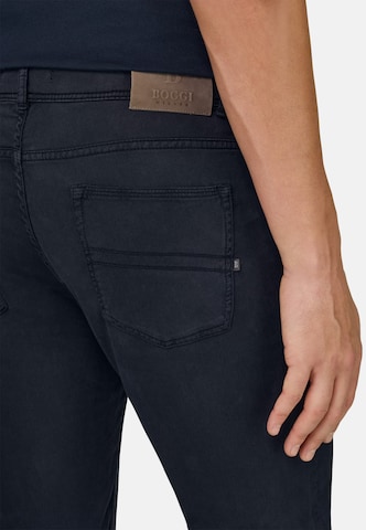 Coupe slim Jean Boggi Milano en bleu