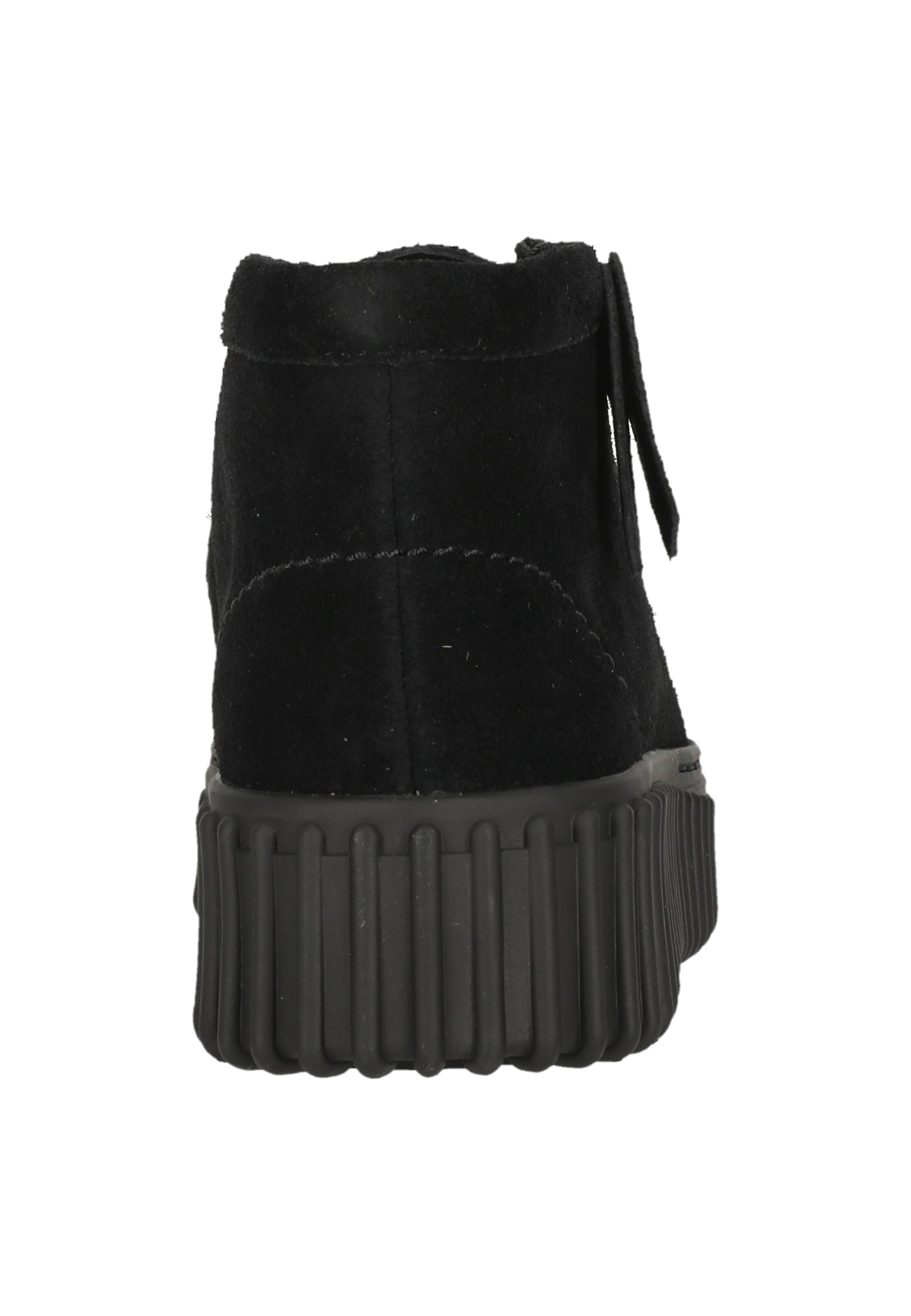 CLARKS Schnürschuhe 'Torhill Moss Black' in Schwarz