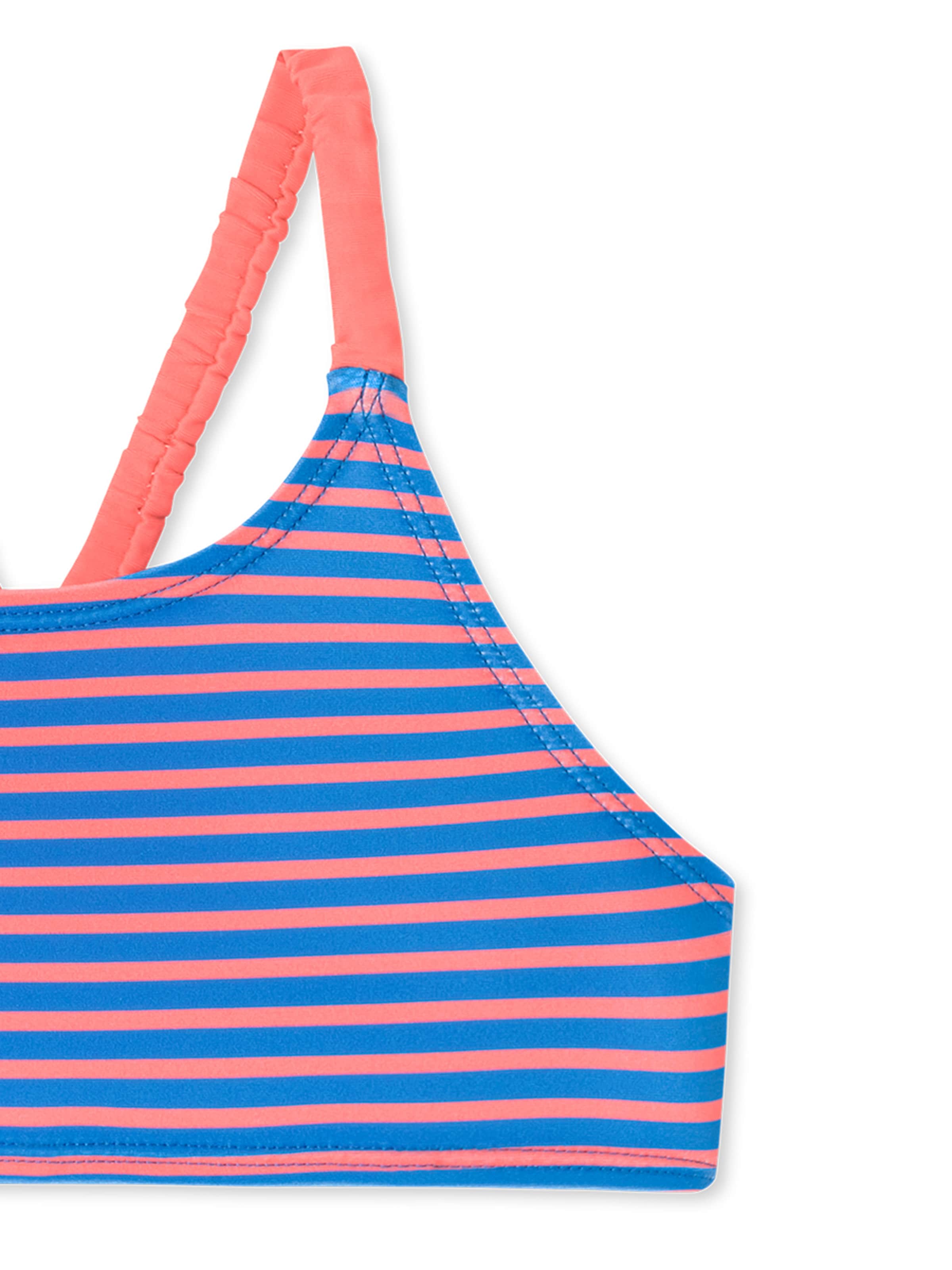 SCHIESSER Bustier Bikini ' Aqua Kids Girl ' in Blauw