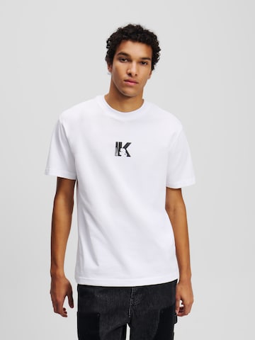KARL LAGERFELD JEANS - Camisa em branco: frente