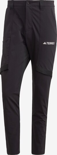 ADIDAS TERREX Outdoor панталон 'Xperior' в черно / бяло, Преглед на продукта