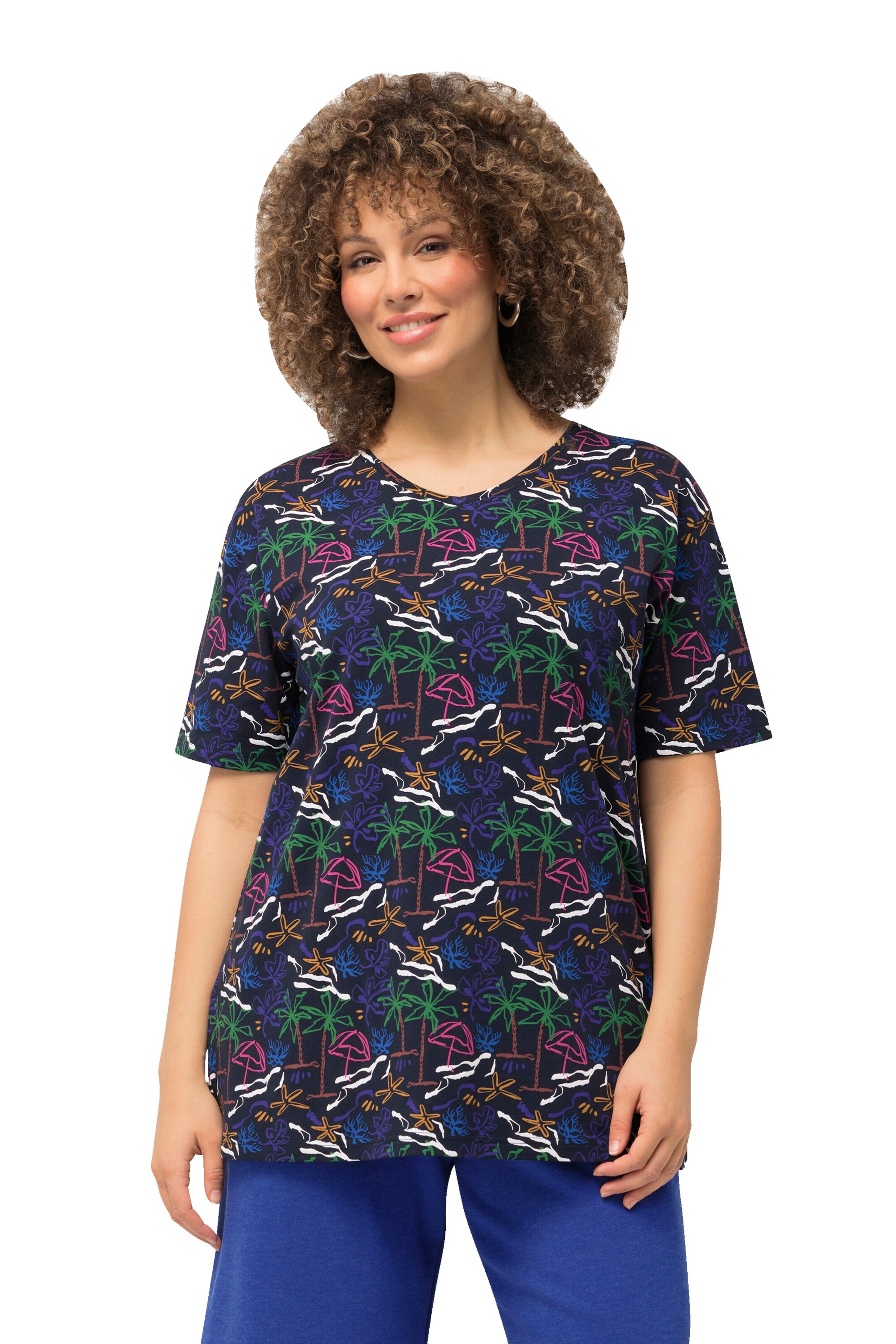 Ulla Popken Shirt in Blue: front