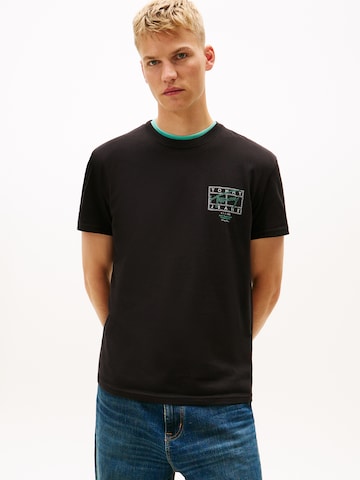 Tommy Jeans Koszulka w kolorze czarny: przód