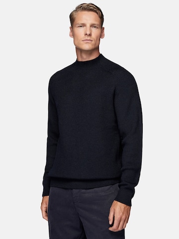 Pull-over Boggi Milano en bleu : devant