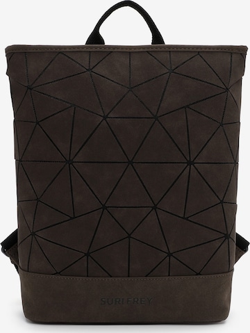 Suri Frey Rucksack 'Jessy-Lu' in Braun: Vorderseite