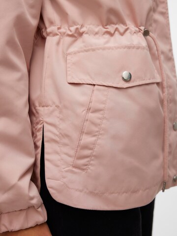 VERO MODA Between-seasons parka 'PAISLEY' in Pink