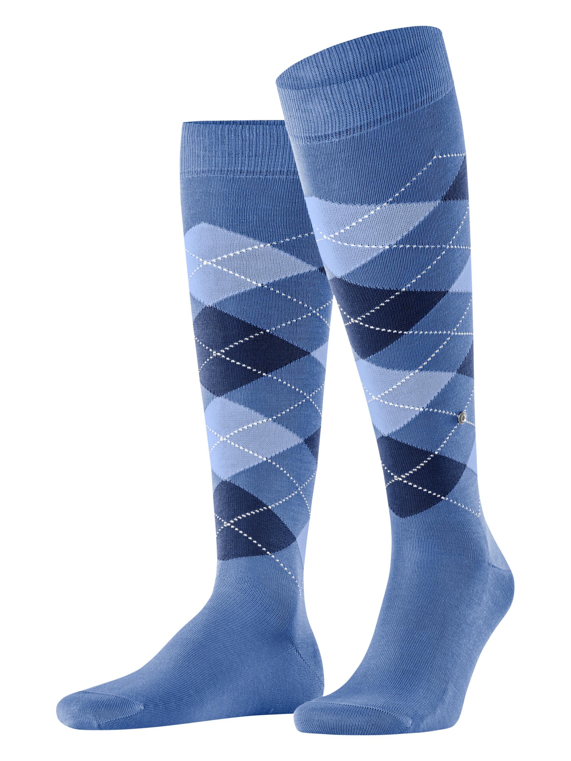 BURLINGTON Kniestrümpfe 'Manchester'‌‌‌‌‌ in Blau: Vorderseite