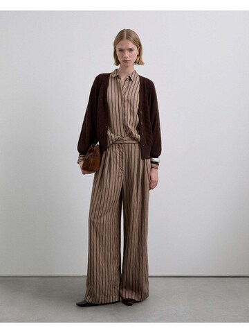 Loosefit Pantalon Scalpers en marron : devant