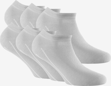 Chaussettes Rohner Basic en gris : devant