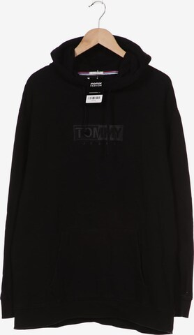 Tommy Jeans Sweatshirt & Zip-Up Hoodie in XXL in Black: front