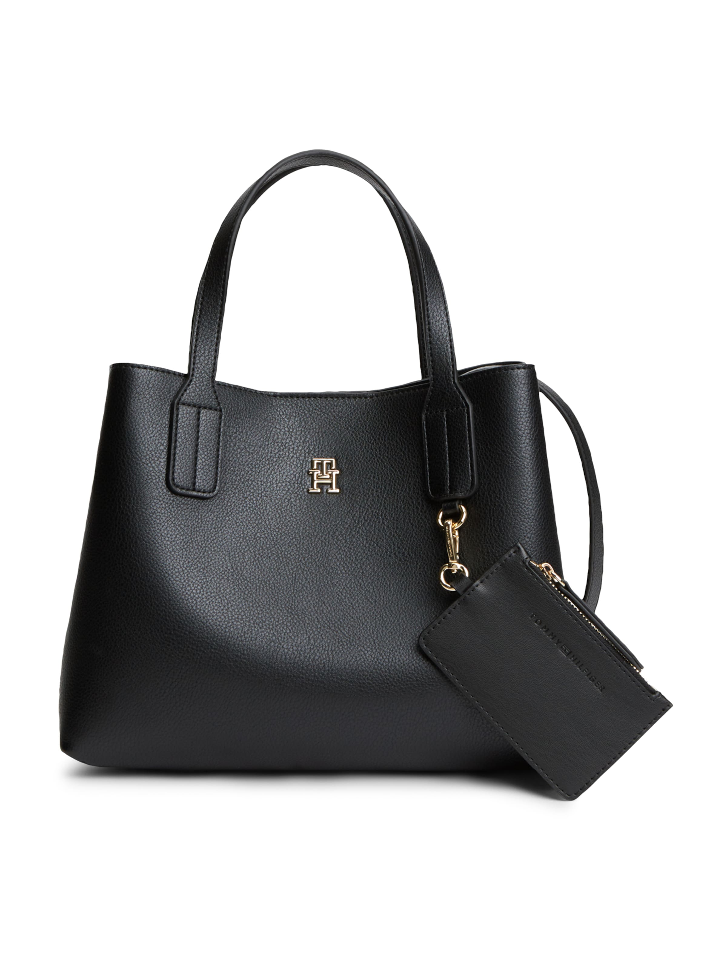 TOMMY HILFIGER Shopper in Schwarz: Vorderseite