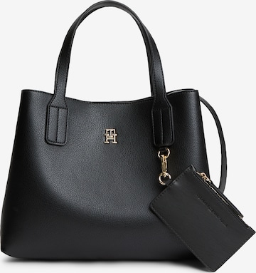 TOMMY HILFIGER Shopper in Schwarz: Vorderseite