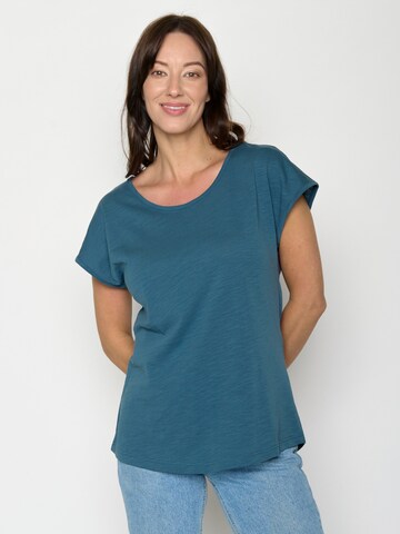 GREENBOMB T-Shirt in Blau: Vorderseite