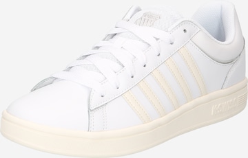 K-SWISS Platform trainers 'Court Winston' in White: front