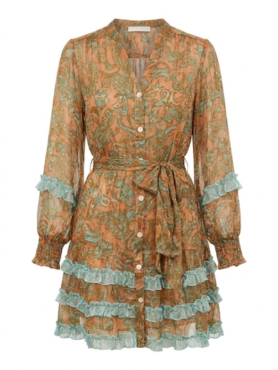 Miss June Kjole 'Robe Courte Agua' i 36-38 i orange, Produktvisning