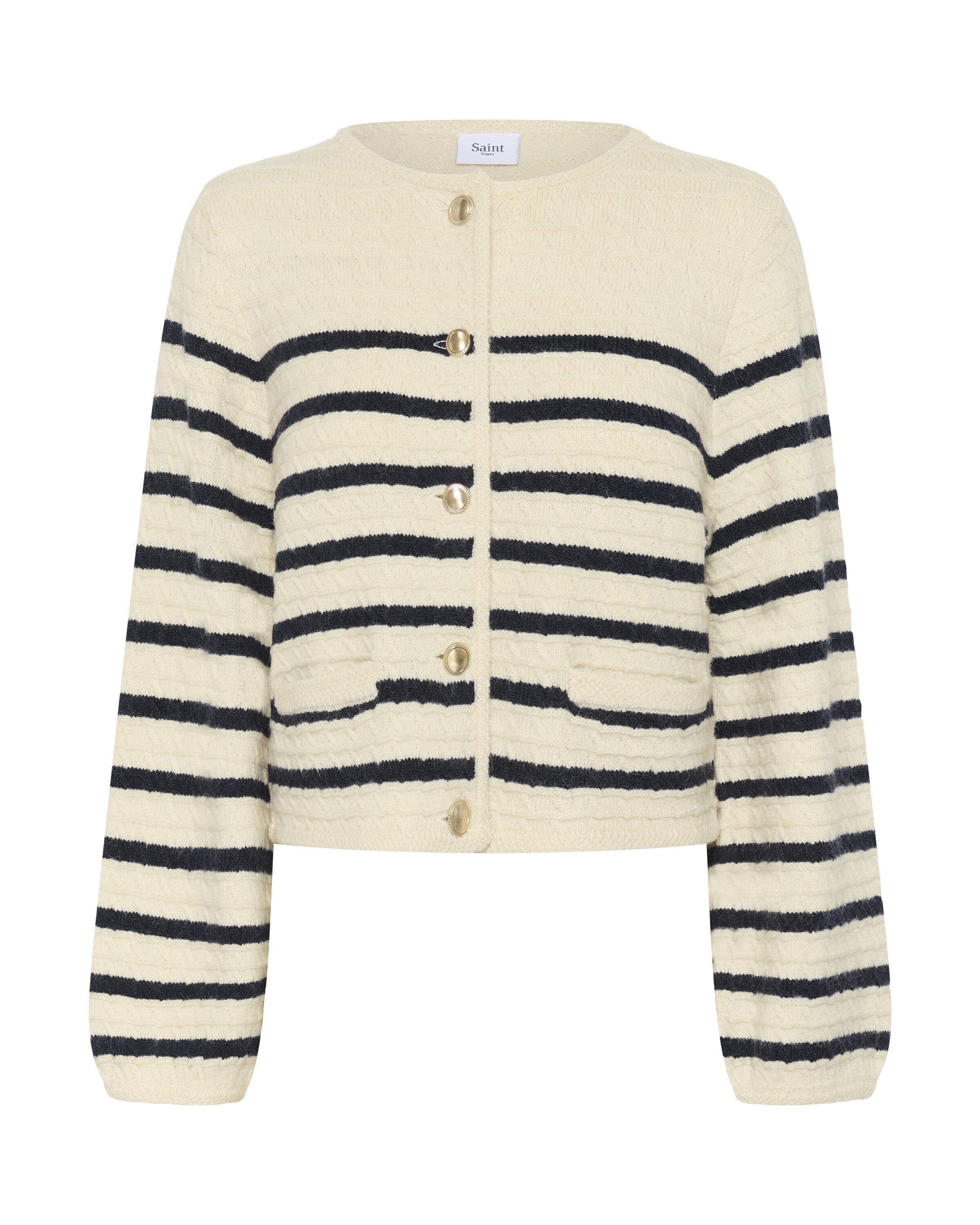 Cardigan 'OlenaSZ' SAINT TROPEZ en beige : devant