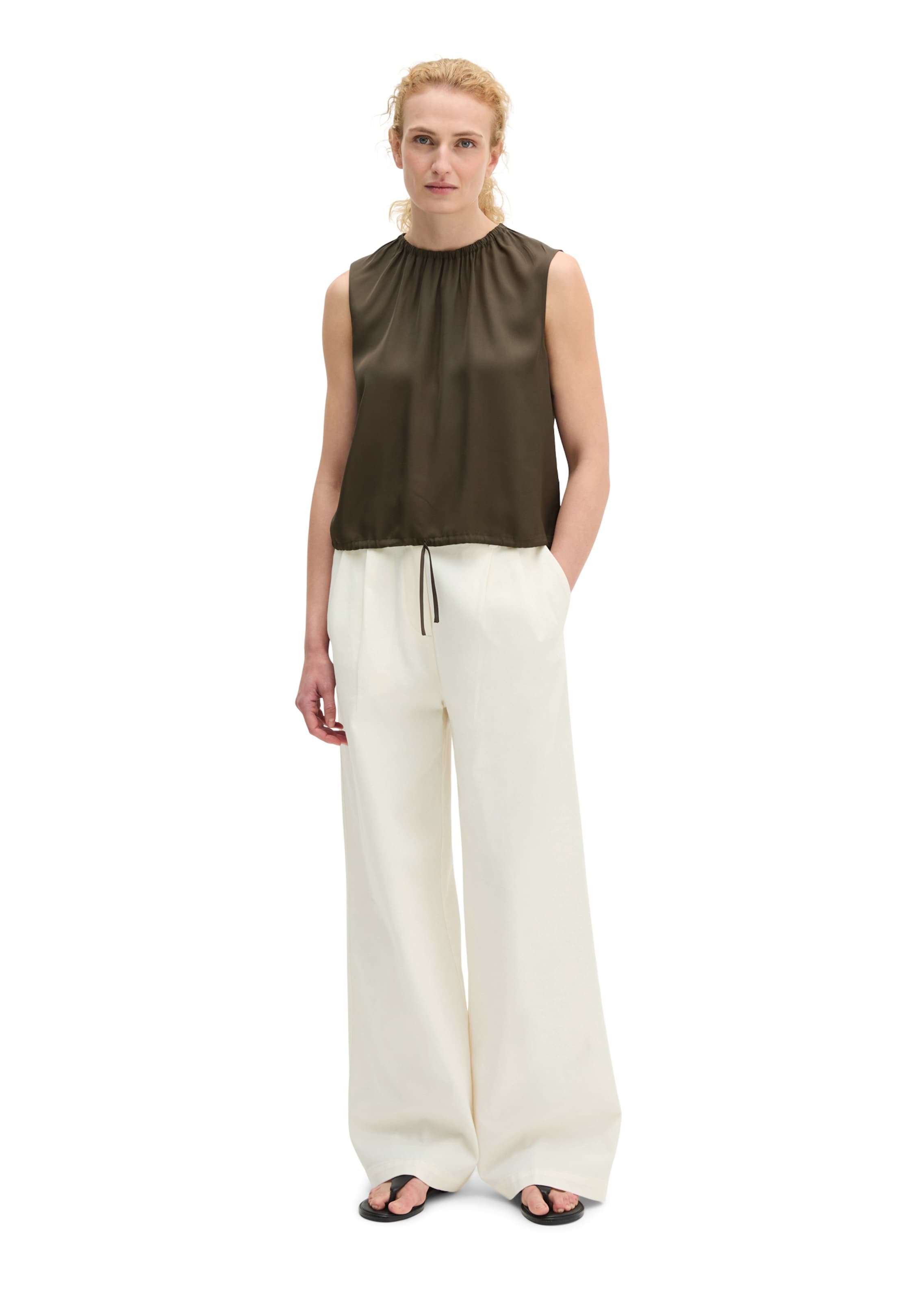 Marc O'Polo Bluse in Braun