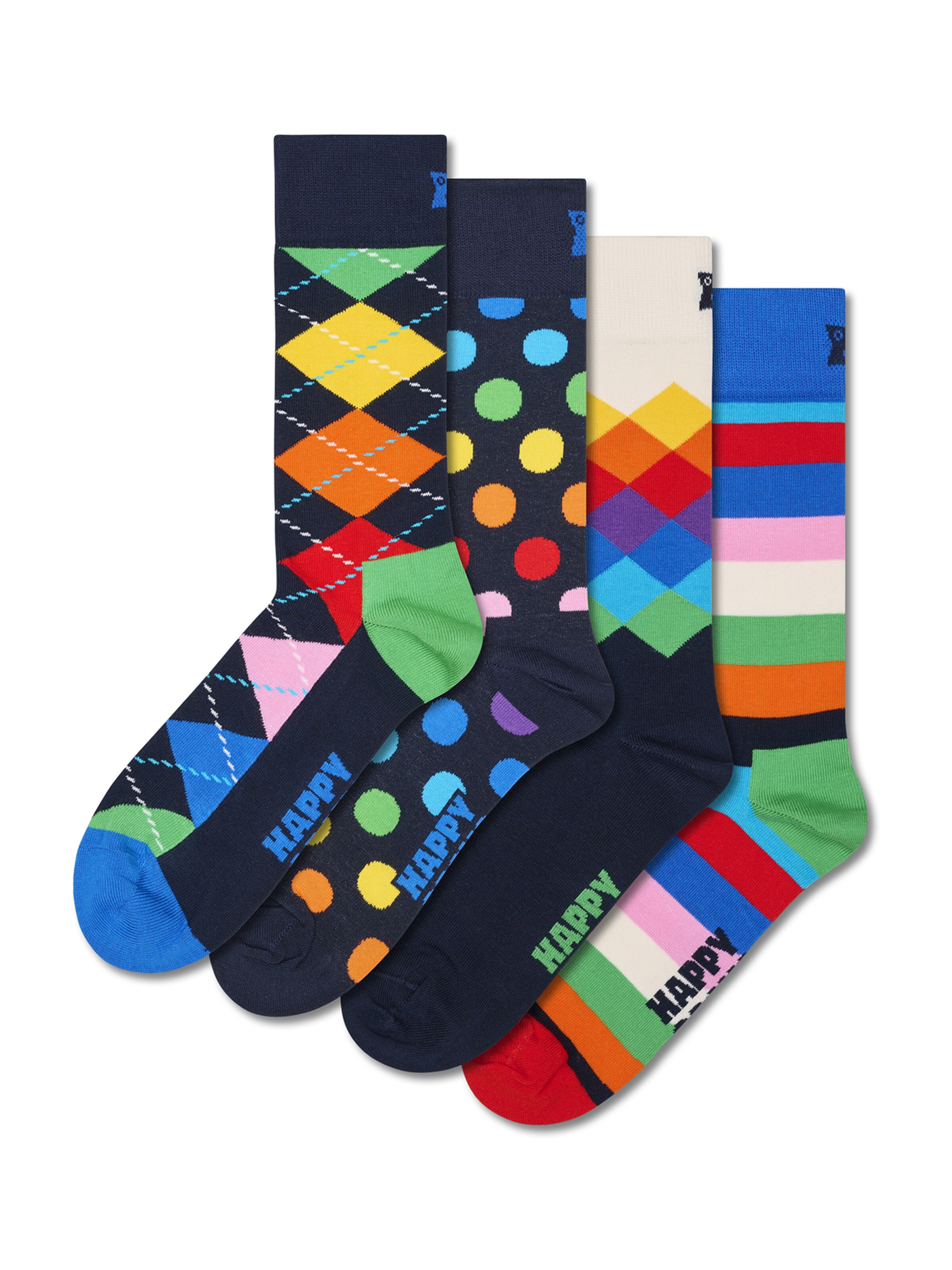 Happy Socks Socks in Black: front