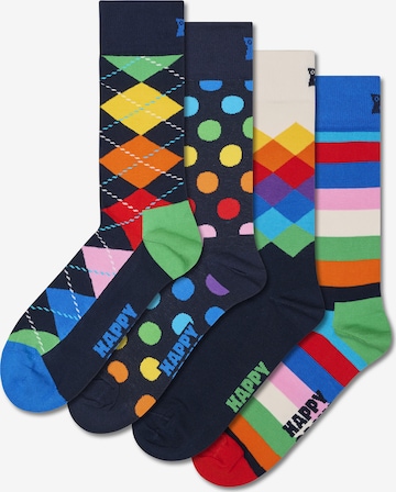Happy Socks - Calcetines en negro: frente