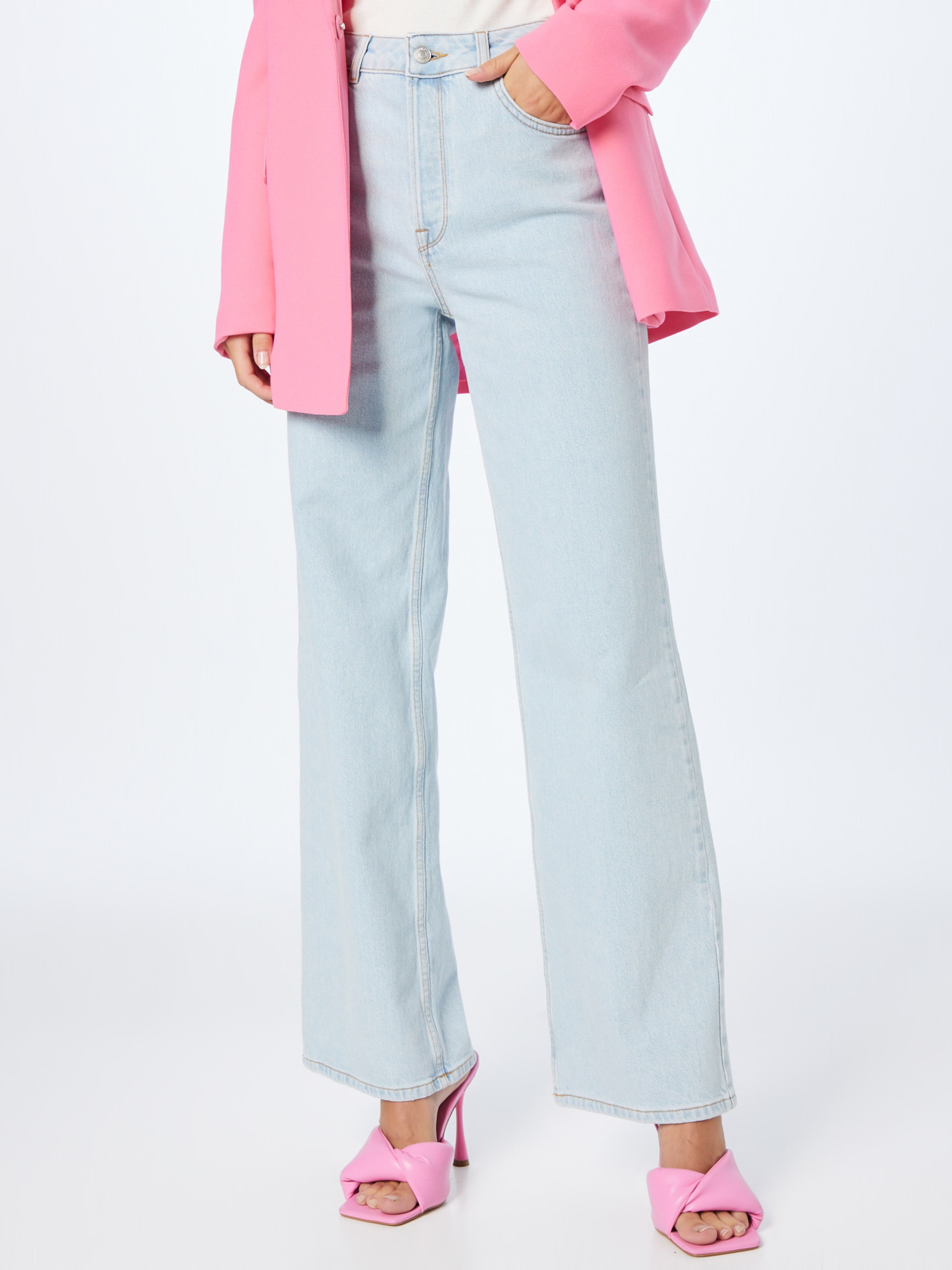 SELECTED FEMME Wide leg Jeans ALICE in Blauw Denim ABOUT YOU