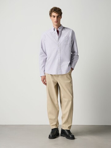 Next Regular fit Button Up Shirt 'N.Premium' in Purple