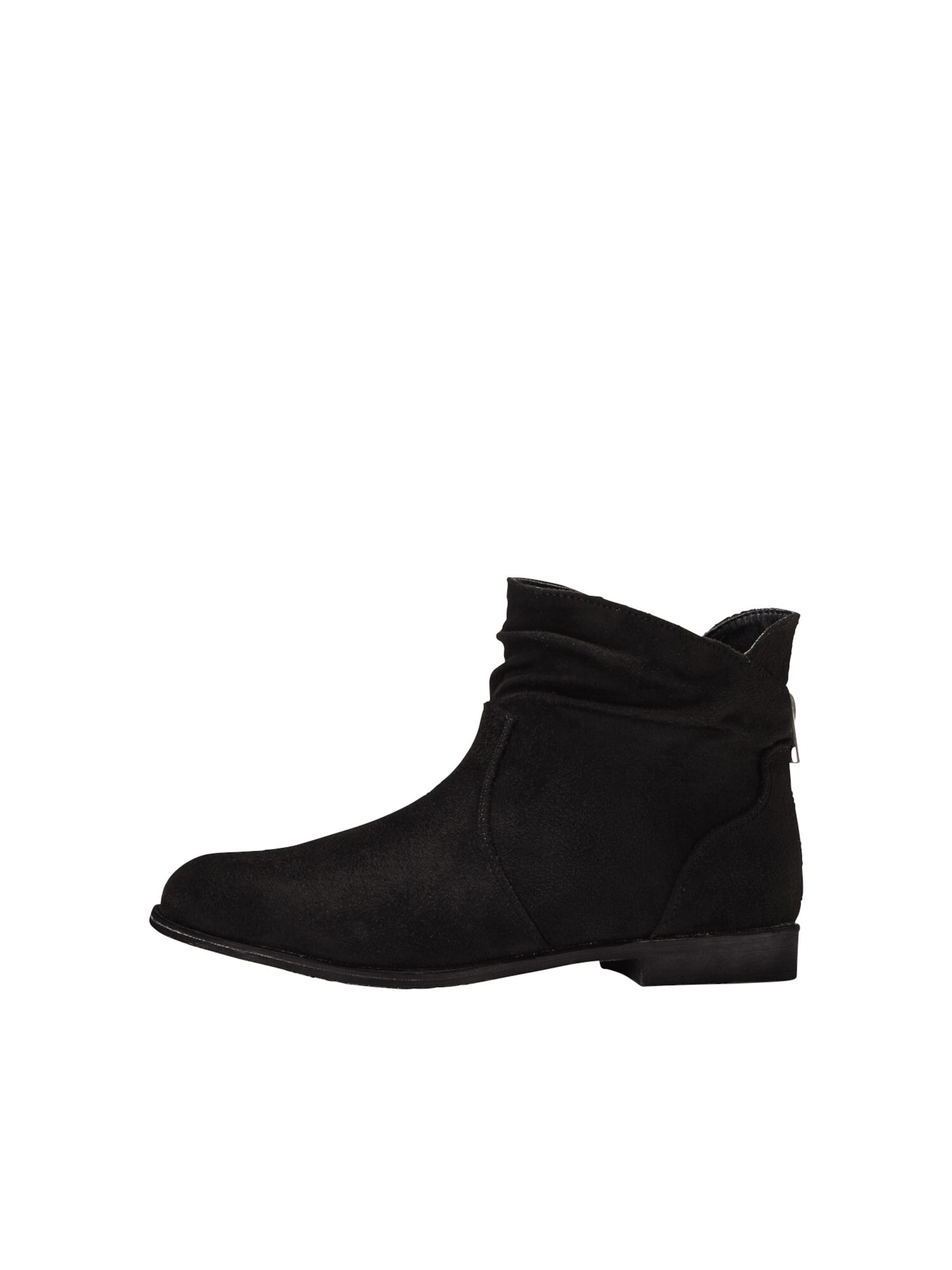 bonprix Ankle Boots in Black: front