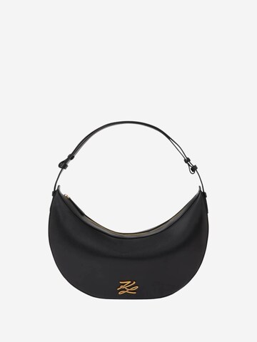 Karl Lagerfeld Käekott 'Karl Lagerfeld Sac Bandoulière Villa La Vigie Noir', värv must: eest vaates