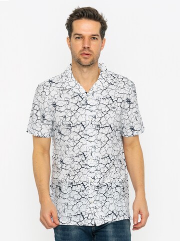 Dandalo Regular fit Button Up Shirt in White: front