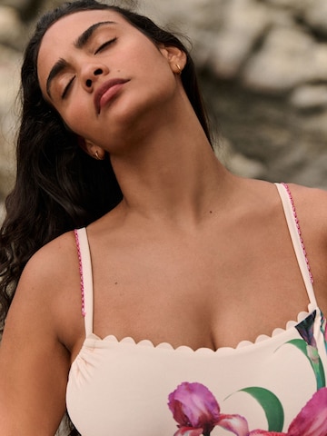 B by Ted Baker Bustier Alakformáló fürdőruha - rózsaszín