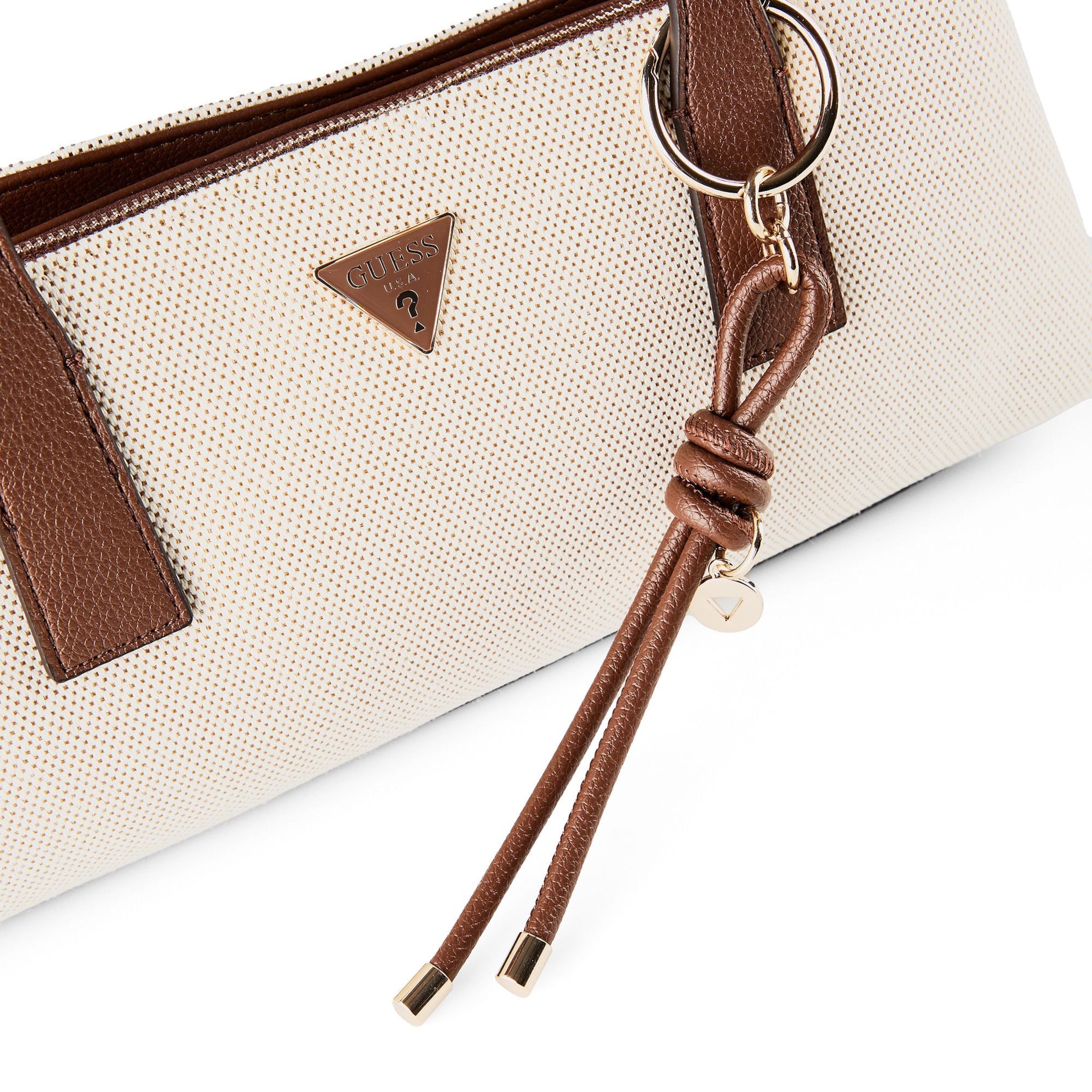 Borsa a spalla 'Alice' di GUESS in beige