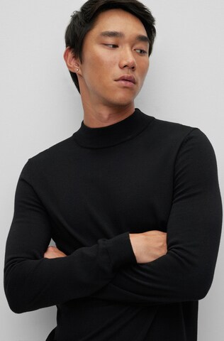 HUGO Sweater 'San Matteo' in Black