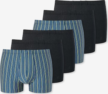 SCHIESSER Boxershorts ' 95/5 Organic ' in Blauw: voorkant